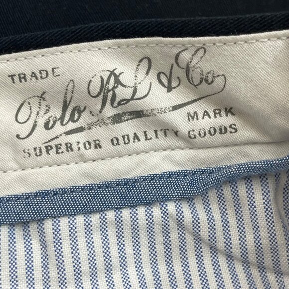 Polo Ralph Lauren Classic Fit Pleated Pants Men's Size 38 X 34 100% Cotton Black - Picture 5 of 13